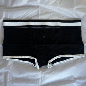 Transthetics Black FTM Budgie Boxer Briefs Packer Underwear - Men's Large - NEW